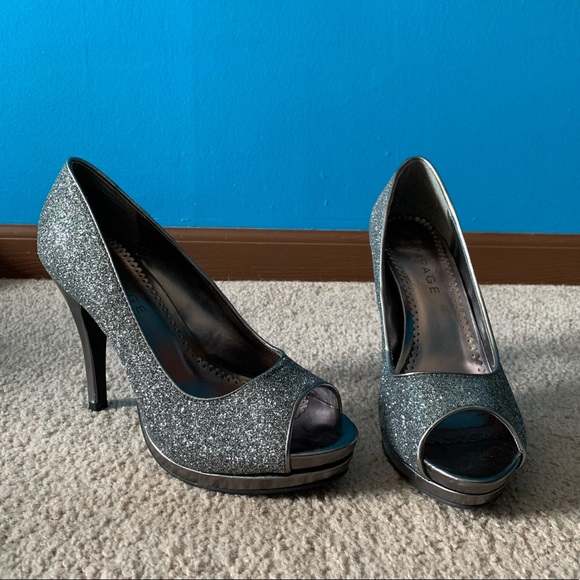 Rampage peep toe heels - Picture 1 of 3